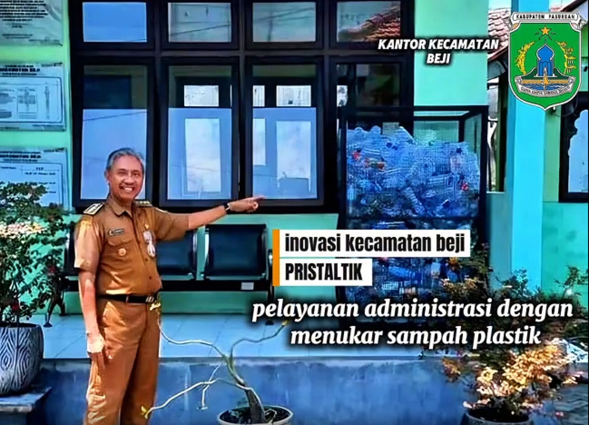 Inovasi "Barter Sampah Plastik": Urus Dokumen di Kecamatan Beji Kini Cukup Bayar Pakai Sampah